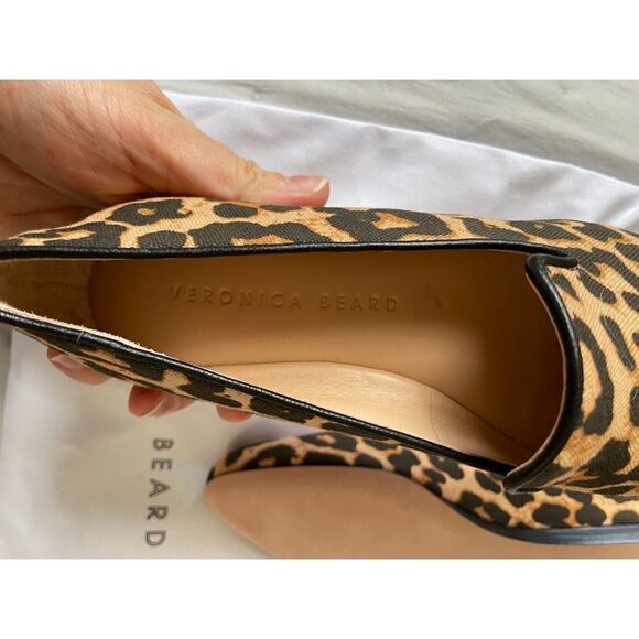 NEW Veronica Beard Brown Griffin
2 Leopard Print Loafer sz 5M - Picture 7 of 9